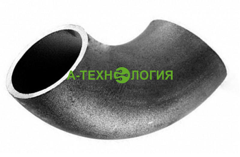 картинка Отвод стальной крутоизогнутый 90гр. Дн 90-32х4 (DN 25) бесшовный А-Технология