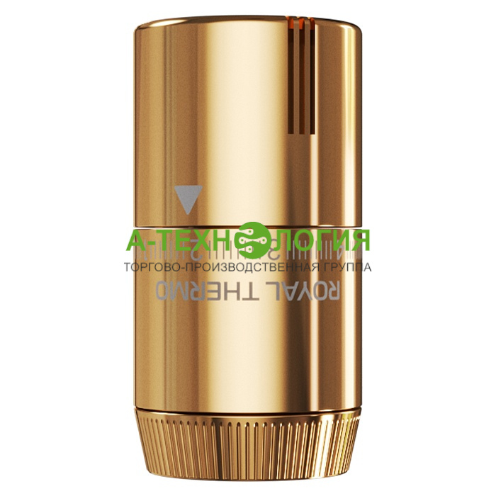 картинка Термостатическая головка ROYAL THERMO DESIGN М30х1,5 (Золото) А-Технология