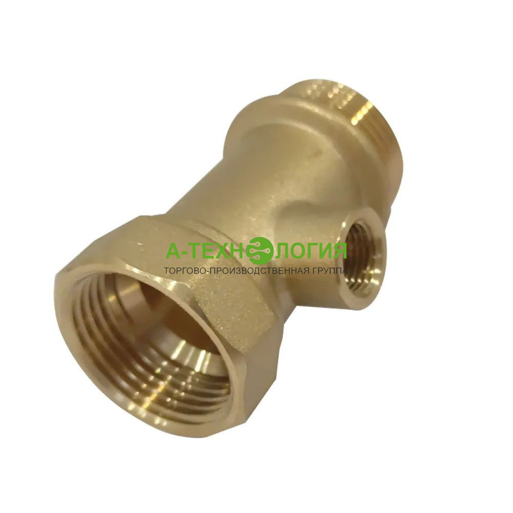 картинка 6393 Штуцер 3-х вводной 1"НР х 1"ВР х 1/4"ВР от магазина  А-технология