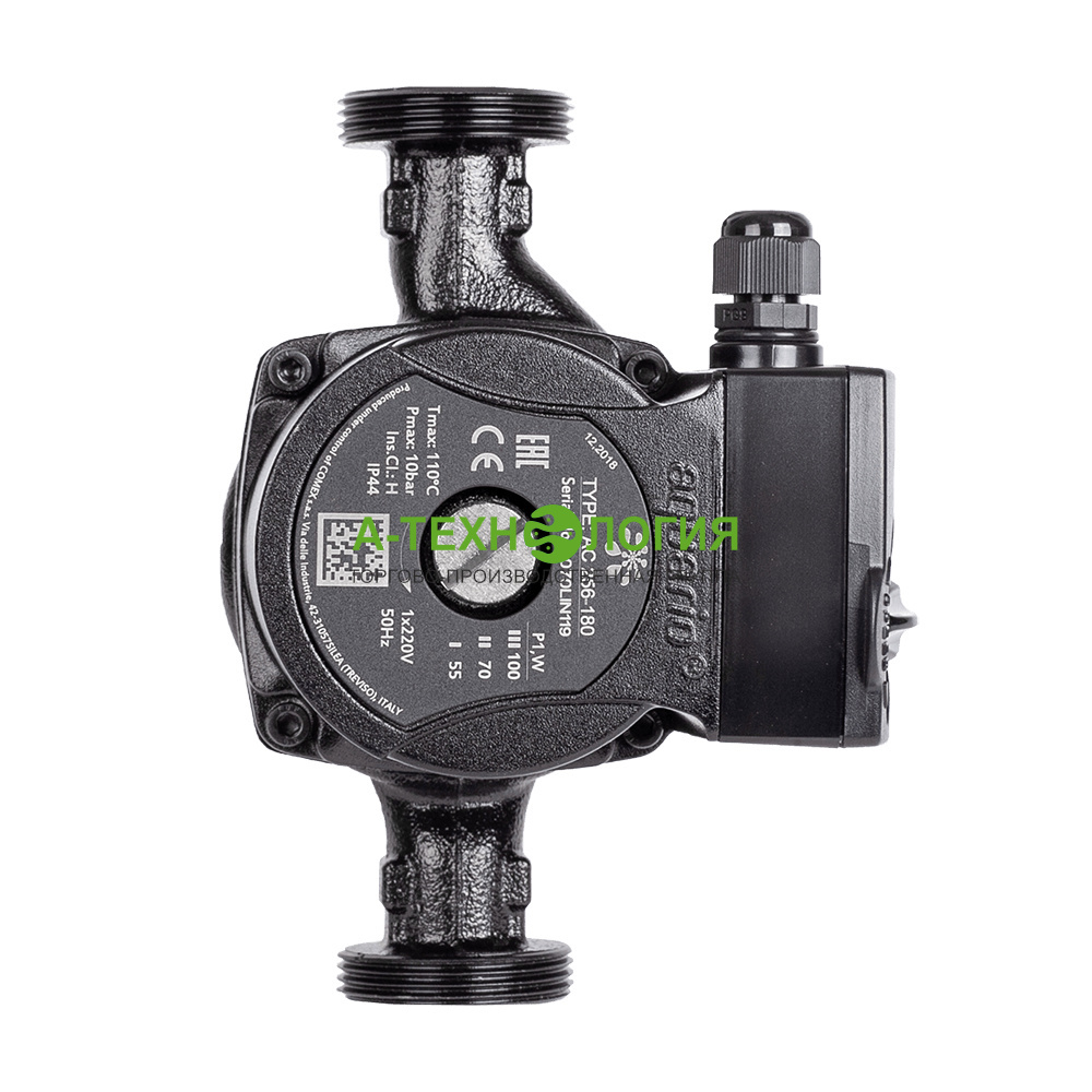 картинка Циркуляционный насос AQUARIO AC 256-180 с гайками, без кабеля от магазина  А-технология