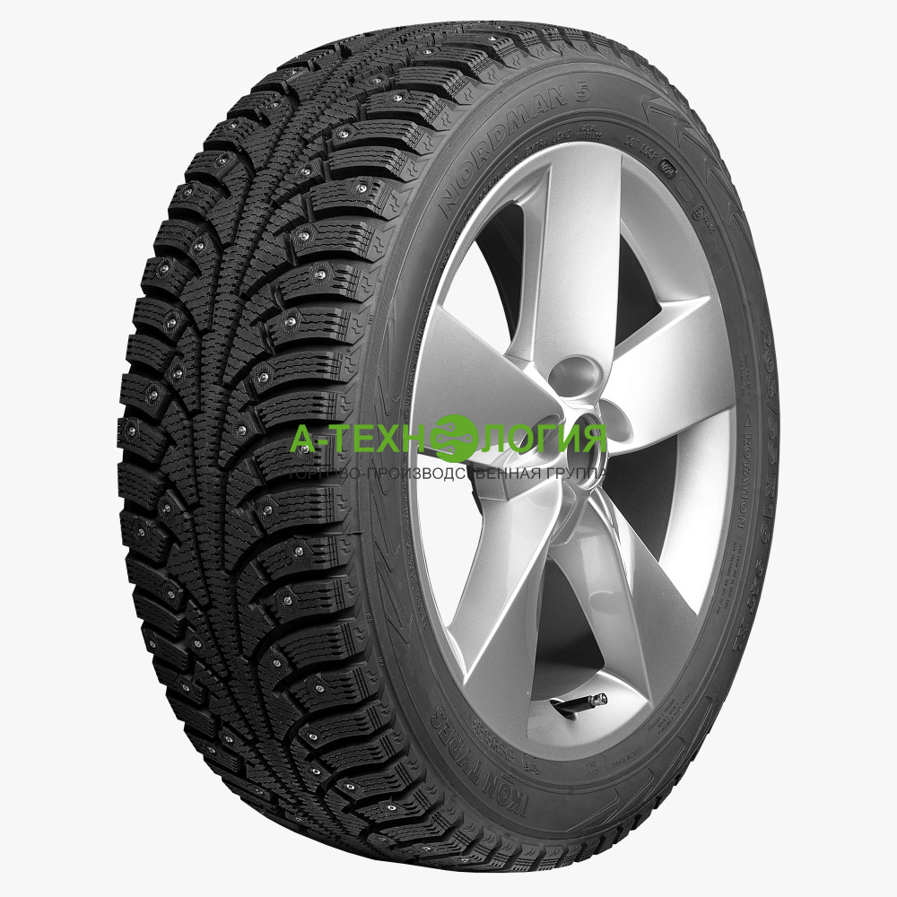 картинка ШИНА 175/65R14 Ikon (Nokian) Nordman 5 86T XL б/к шип (марк) А-Технология