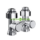 картинка Узел нижнего подключения прямой ROYAL THERMO 1/2"х3/4" EK (Хром)  А-Технология