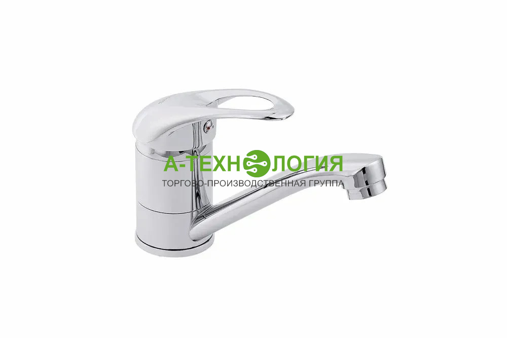 картинка TSB-615-1109 Смеситель для раковины ЭКОНОМ TSB-615-1109 длинный с отверстием тип См-УмОЦБА, См-МОЦБА А-Технология