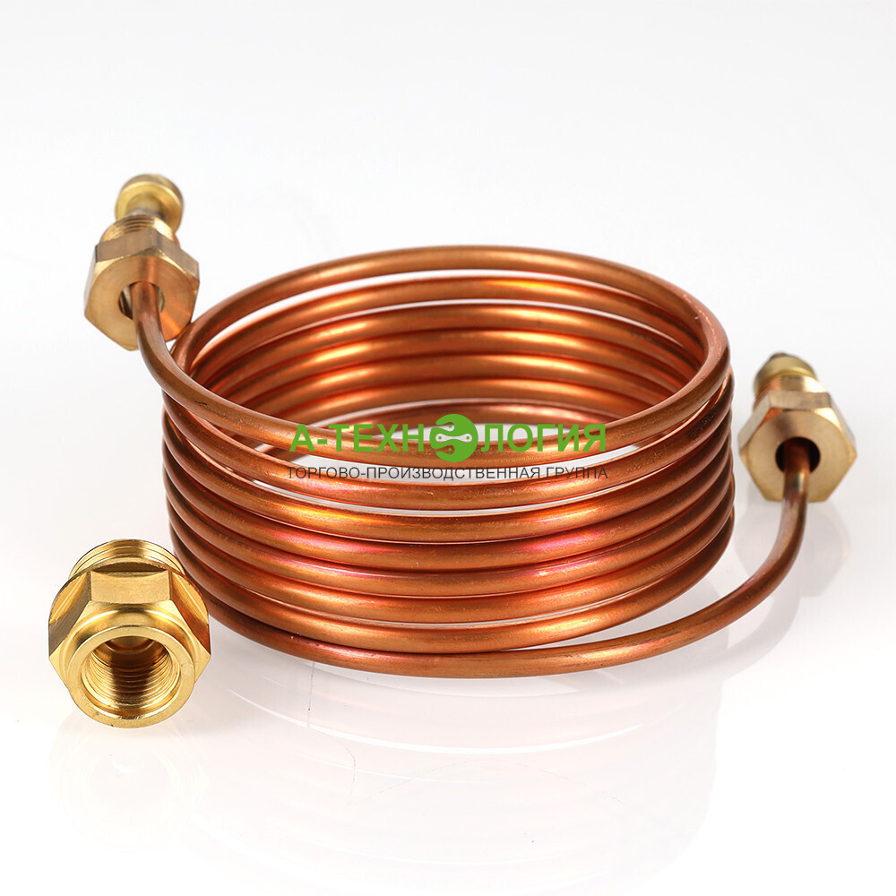 картинка VT.044.I.100 Импульсная трубка VALTEC с адаптером на 1/4" А-Технология