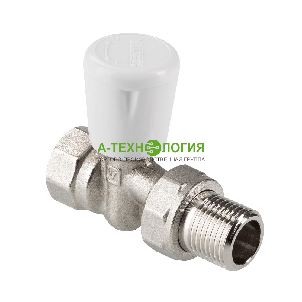 картинка VT.018.N.04 Клапан ручной для радиатора прямой 1/2' "VALTEC" А-Технология
