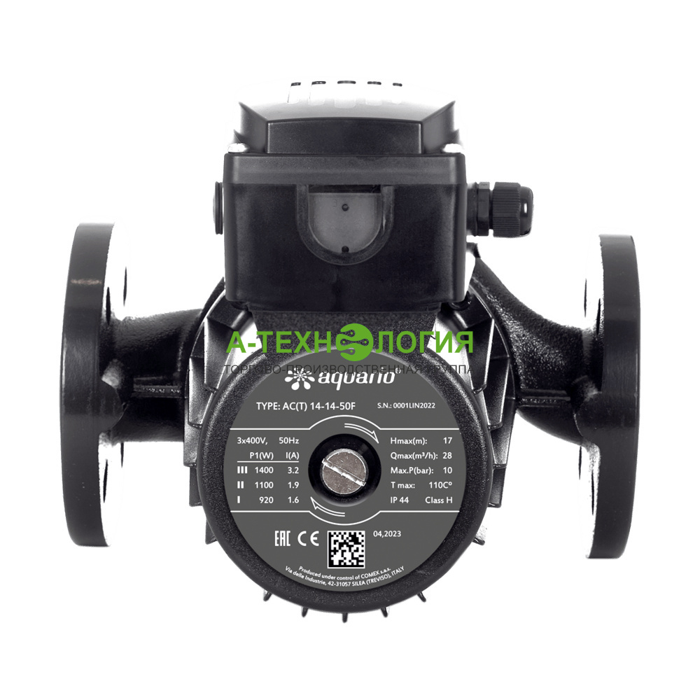 картинка Циркуляционный насос AQUARIO AC(T) 14-14-50F фланцевый, без кабеля от магазина  А-технология
