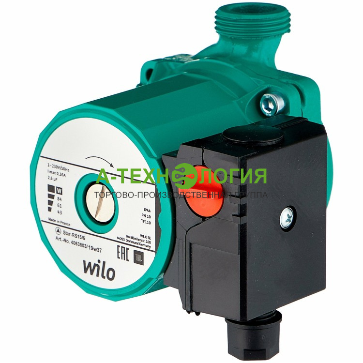картинка Насос циркуляционный WILO STAR-RS 15/4-130 от магазина  А-технология