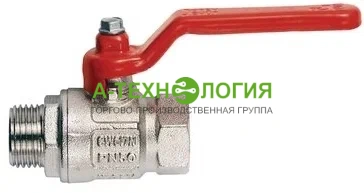 картинка art 091 кран шаровой муфта/резьба полнопроходной (рычаг) "itap ideal" 1 1/2"