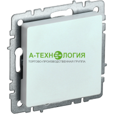 картинка Заглушка с суппортом рамочная МЗ10-БрЖ BRITE Жемчуг  А-Технология