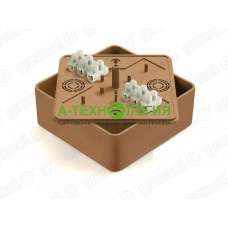 картинка Коробка приборная открытой установки 190х140х70 IP55 Коричневый А-Технология