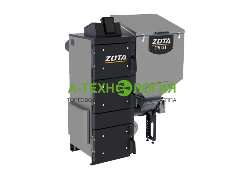 картинка Котел автоматический угольный и пеллетный ZOTA "Twist Plus 50" от магазина  А-технология
