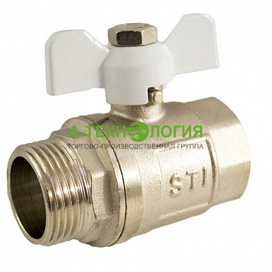 картинка кран шаровой sti ш/г бабочка 20