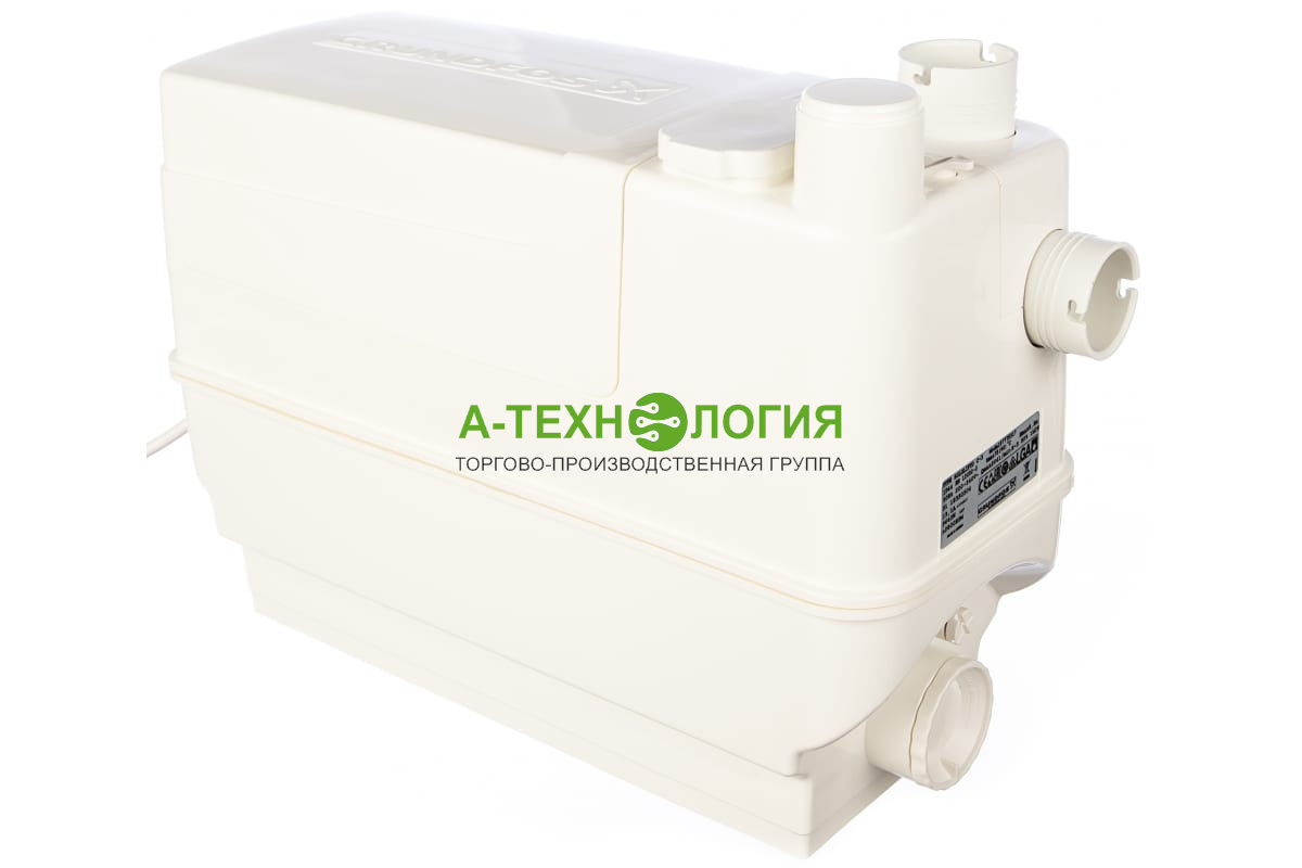 картинка Канализационная установка SOLOLIFT2 C-3 (Стиральная машина, посудомоечная машина, кухонная мойка.) от магазина  А-технология