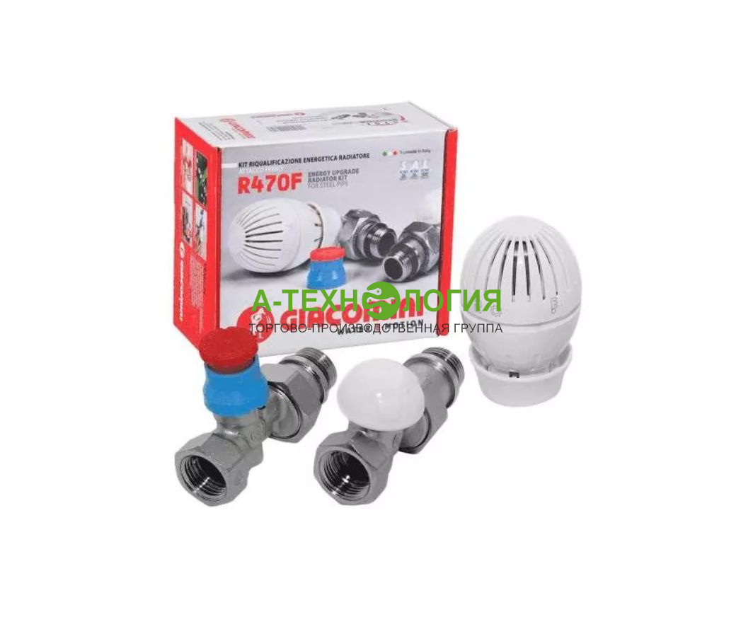 картинка R470FX064 Комплект термостатический 3/4" прямой Giacomini А-Технология