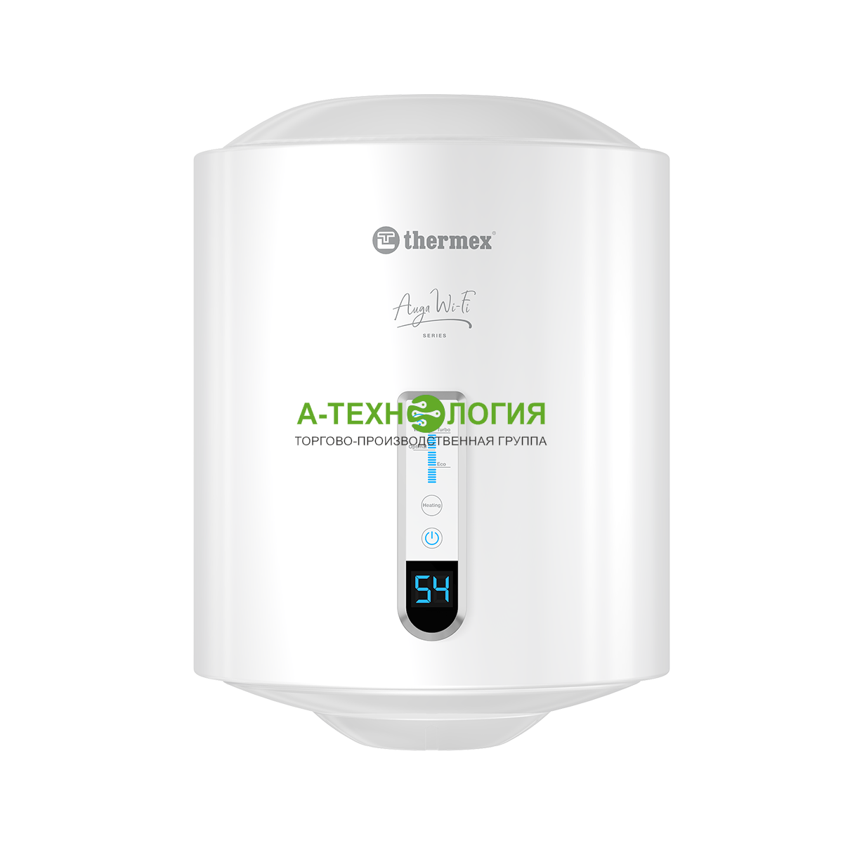 картинка Водонагреватель накопительный THERMEX AUGA 30 V SLIM WI-FI А-Технология