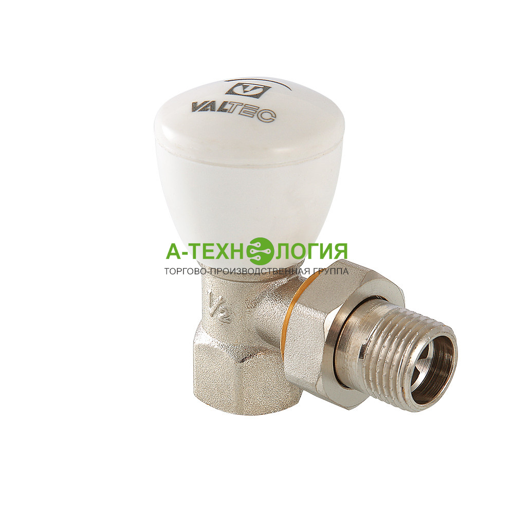 картинка VT.007.N.04 Клапан регулирующий угловой 1/2 "VALTEC"  А-Технология