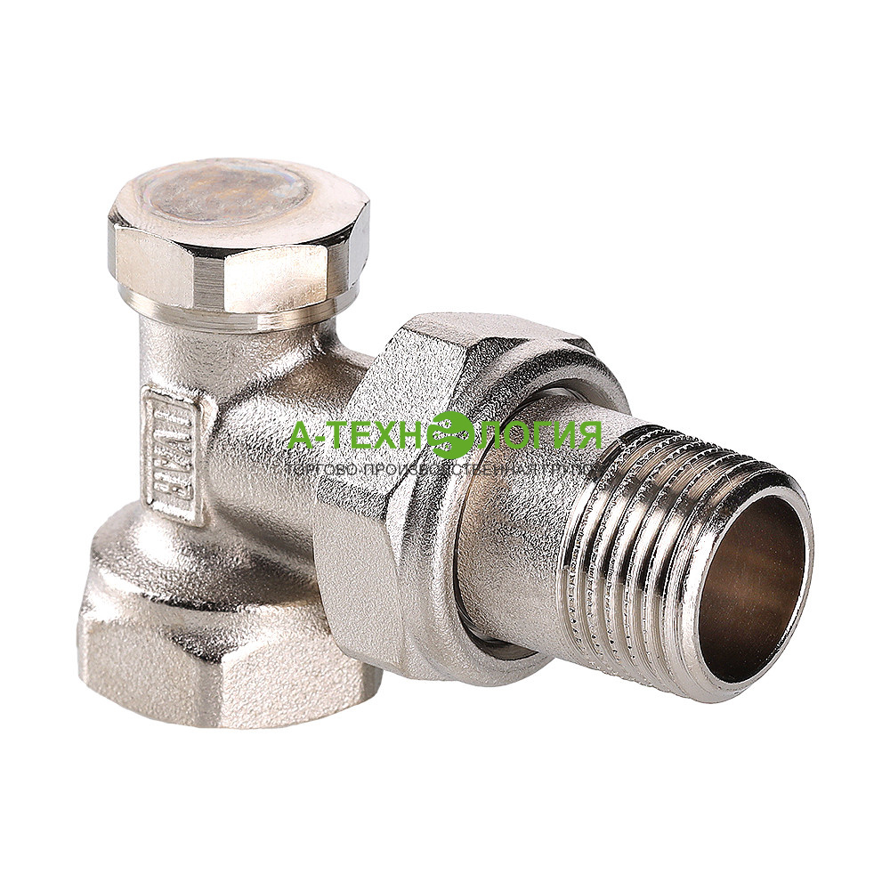 картинка VT.019.N.04 Клапан настроечный для радиатора угловой 1/2 "VALTEC"  А-Технология