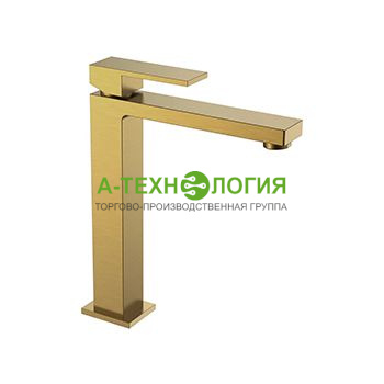 картинка 472-BR Смеситель для раковины BOHEME Qubic Bronze А-Технология