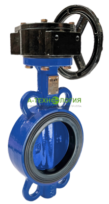 картинка затвор дисковый поворотный reon тип rsv82 pn16 dn125 с редуктором