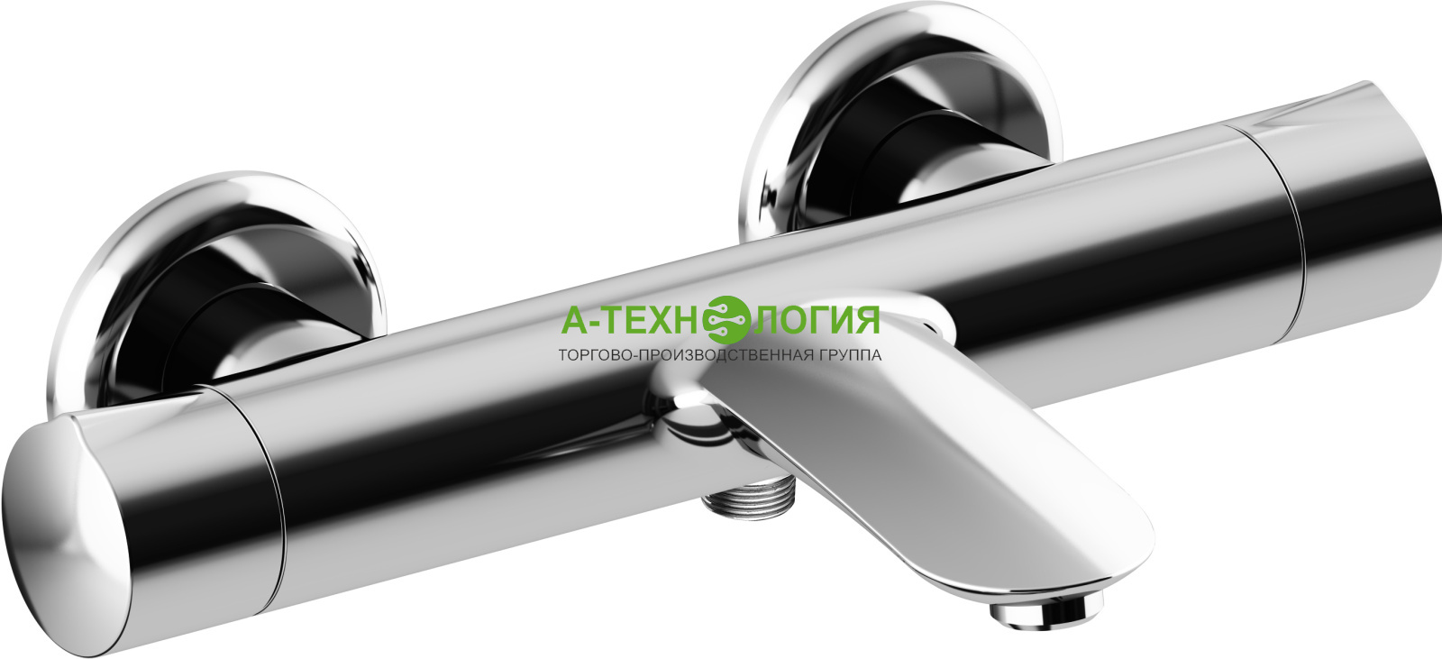 картинка F8050000 Смеситель AM.PM Like с термостатом для ванны А-Технология