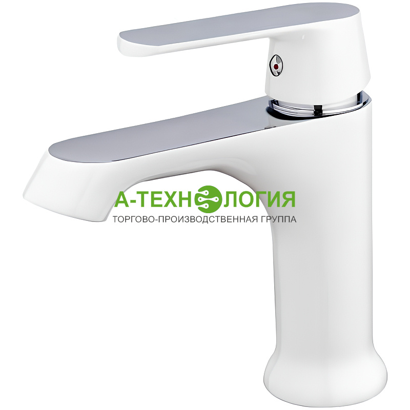 картинка H31 F1031 Смеситель для раковины Frap Белый Хром А-Технология