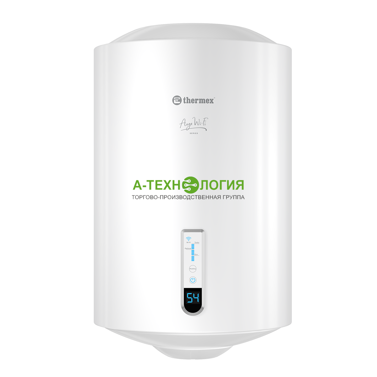 картинка Водонагреватель накопительный THERMEX AUGA 80 V WI-FI А-Технология