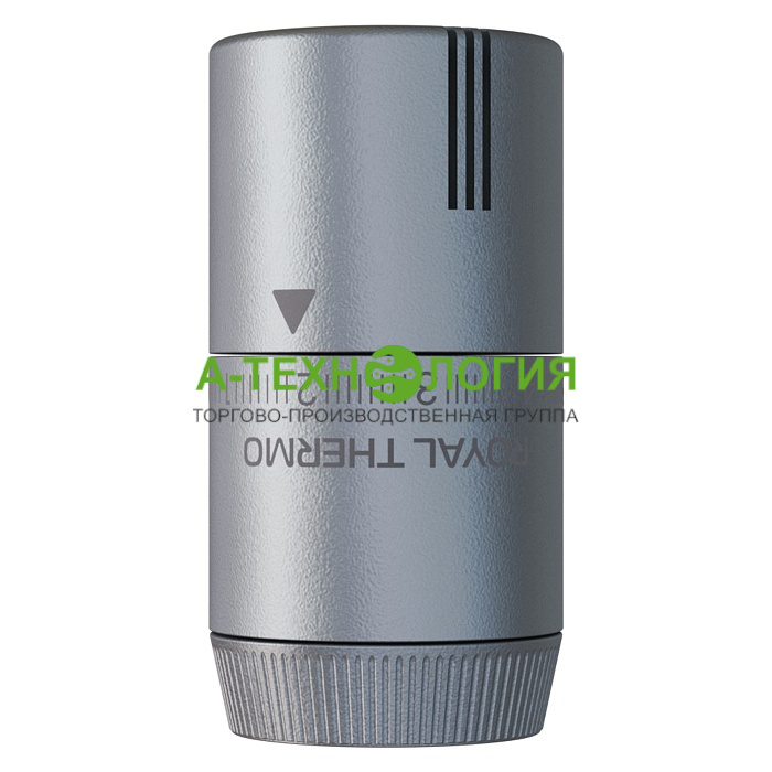 картинка Термостатическая головка ROYAL THERMO DESIGN М30х1,5 (Серебристый) А-Технология