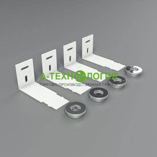 картинка Комплект подключения радиатора Fusion Eclipse вертикальный А-Технология