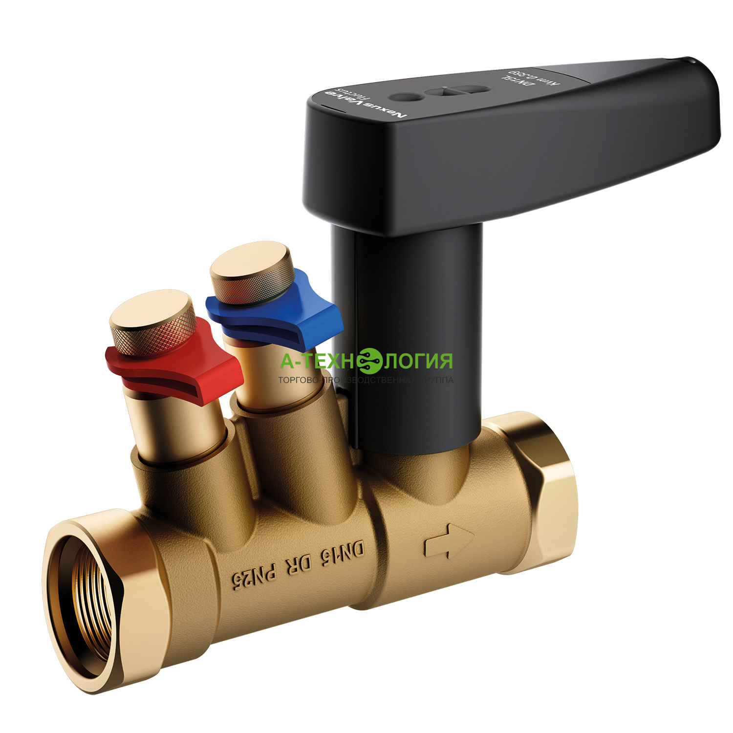 картинка 4755000H-001003 Клапан балансировочный BROEN BALLOREX Venturi FODRV Ду 40H Ру25 резьбовой латунный  А-Технология