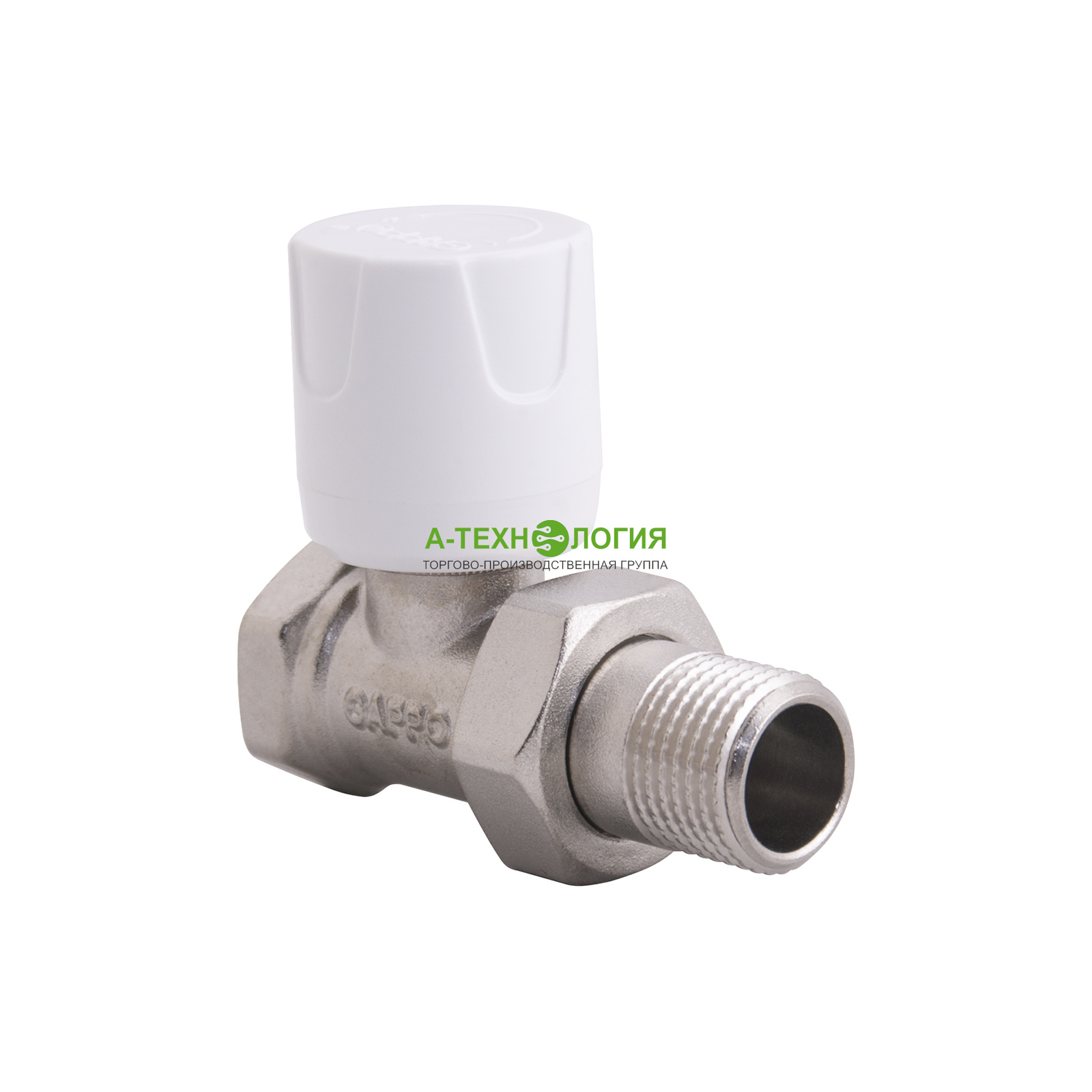 картинка Клапан регулирующий для радиатора прямой 3/4" "OGINT" А-Технология