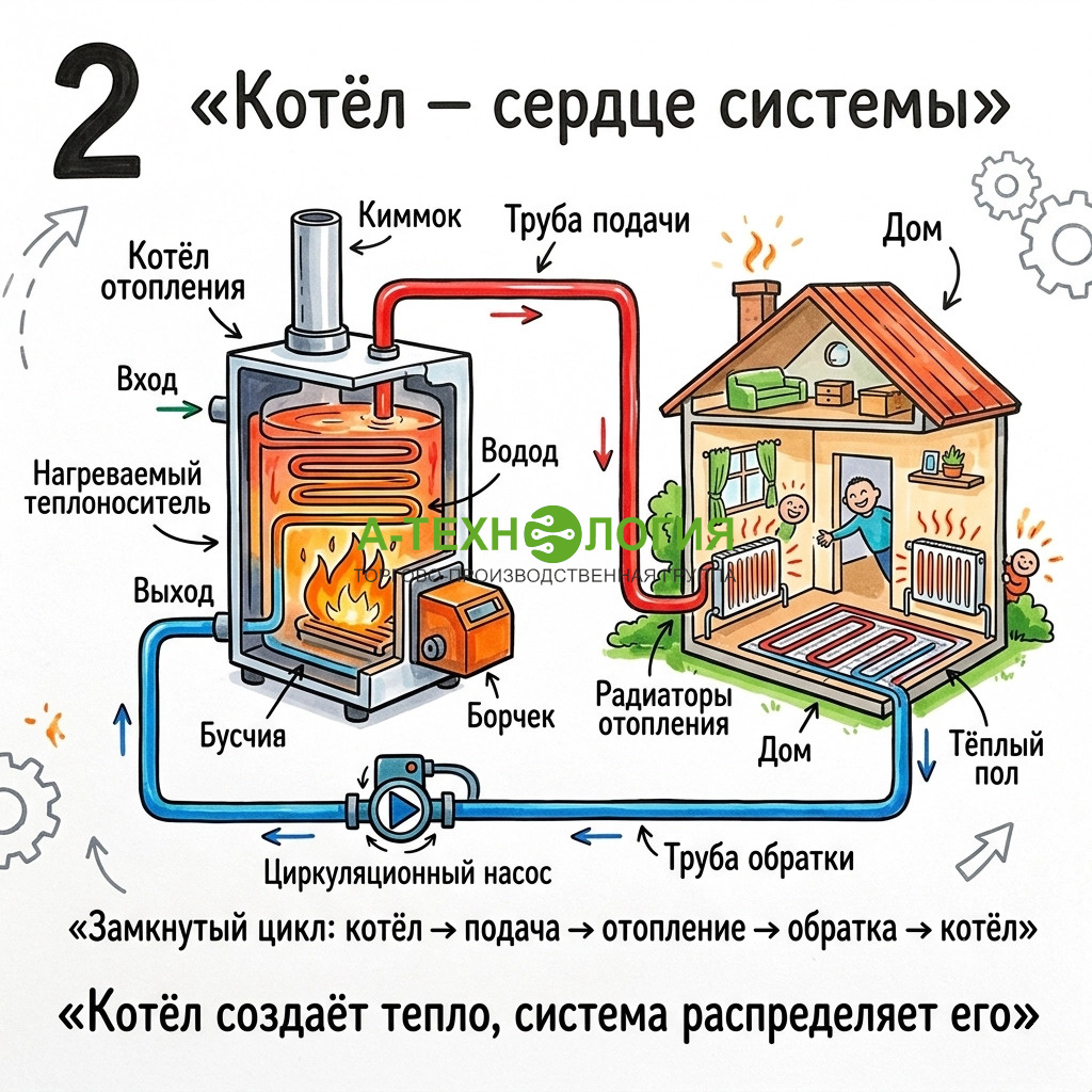 котел - сердце системы