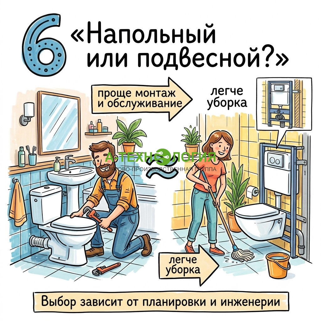 напольный или подвесной?