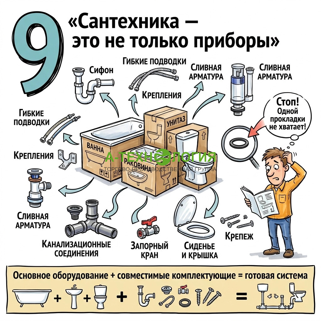 сантехника — это не только приборы