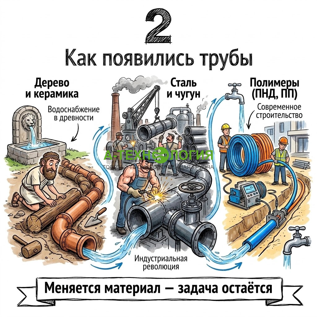 от дерева до полимера