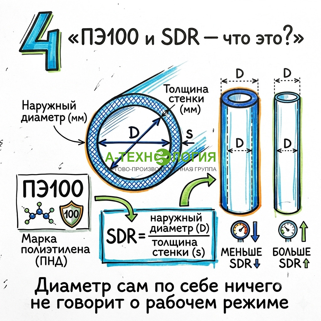 ПЭ100 и SDR — что это?