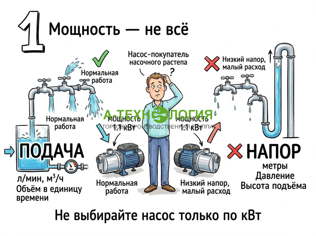 мощность - не единственный параметр
