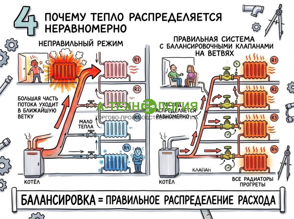 почему тепло распределяется неравномерно почему тепло распределяется неравномерно
