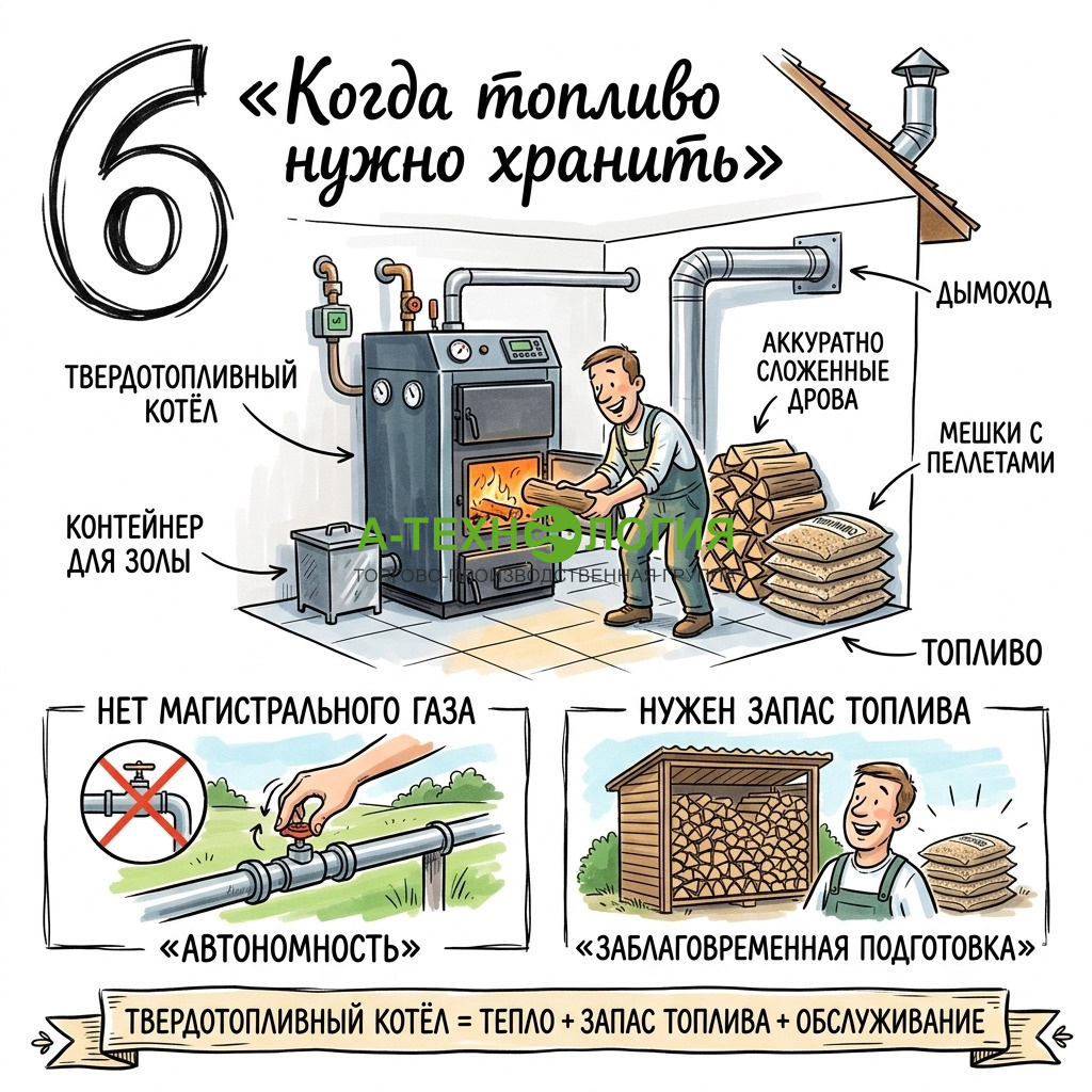 когда топливо нужно хранить